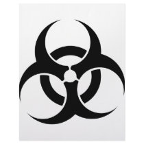 Bio-Hazard Symbol Letterhead Template