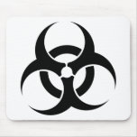 Bio-Hazard Symbol Mouse Pad