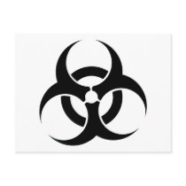 Bio-Hazard Symbol postcards