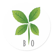 BIO ROUND STICKER