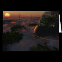 Biodome Greeting Card cards