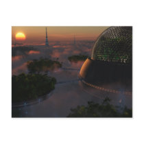 Biodome Postcard by digitalblasphemy Biodome Postcard