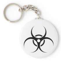 Biohazard 01 keychains