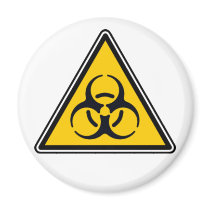 Biohazard 02 fridge magnet