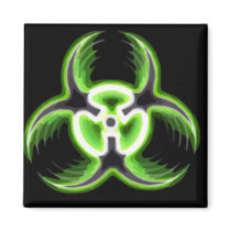 Biohazard 08 fridge magnets