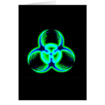 Biohazard 10 greeting card