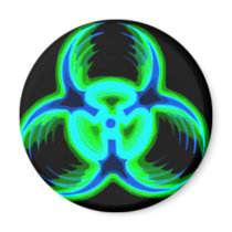 Biohazard 10 refrigerator magnet