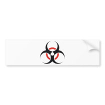 Biohazard bumper stickers