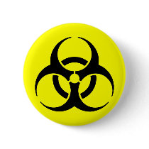 Biohazard! Pinback Buttons