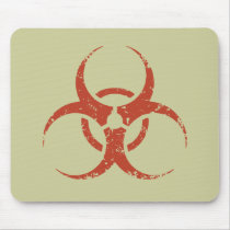 Biohazard -dist -red mousepads