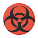 Biohazard Logo Magnets by heavymetall Biohazard Logo Magnets