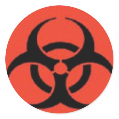 biohazard logo look