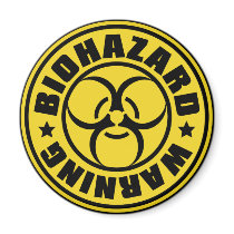 BIOHAZARD magnets by auraclover BIOHAZARD magnets