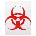 Biohazard red design! letterhead