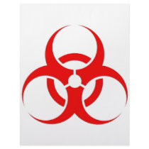 Biohazard red design! letterhead
