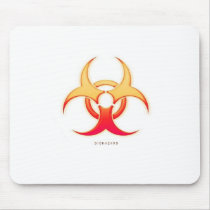 BioHazard red mouse pad