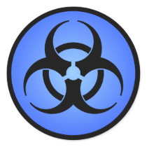 Biohazard Sticker by yarddawg Biohazard Sticker