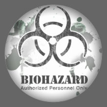 Biohazard sticker stickers