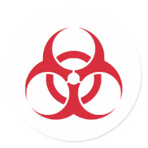 Biohazard stickers