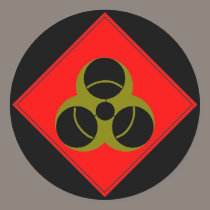 Biohazard stickers
