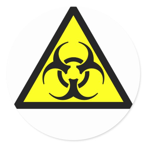 Biohazard zazzle_sticker
