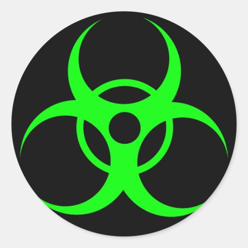 Biohazard Sticker | Zazzle