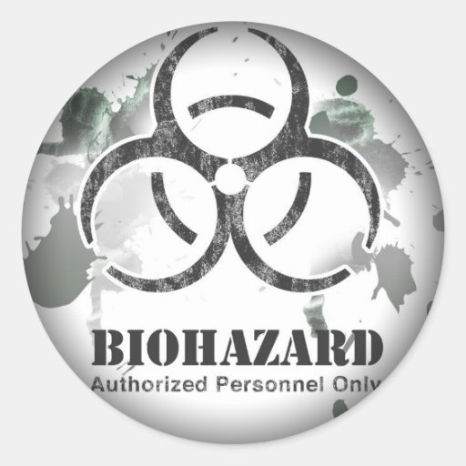 Biohazard sticker | Zazzle
