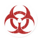 Biohazard Stickers by ruderetro Biohazard Stickers
