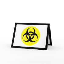 BioHazard Symbol Greeting Cards