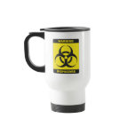 Biohazard travel mug