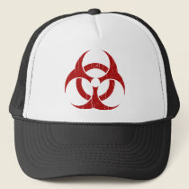 Biohazard Trucker Hats hats