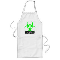 Biohazard w/ biohazard text Apron