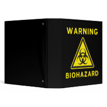 Biohazard Warning Binder