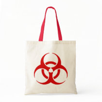 biohazard ! warning danger canvas bags