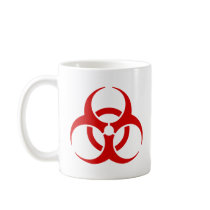 biohazard ! warning danger mugs