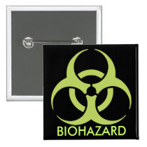 biohazard ! warning danger buttons