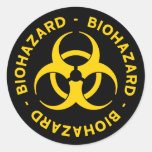 Biohazard Warning Stickers