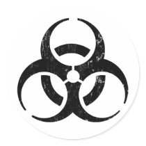 Biohazard: Zombie Contagion Sticker by strk3 Biohazard: Zombie Contagion Sticker