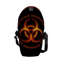 Biohazard Zombie Warning Commuter Bag