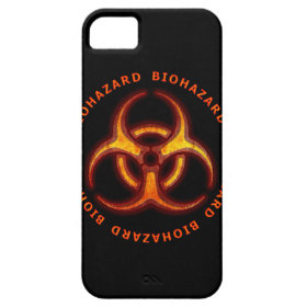 Biohazard Zombie Warning iPhone 5 Cover