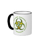 Biohazard Zombie Warning Mugs