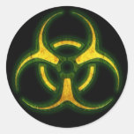 Biohazard Zombie Warning Sticker