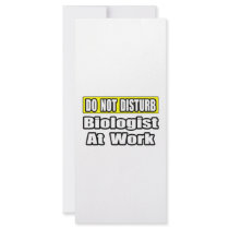 Biologist At Work rack cards