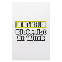 Biologist At Work Personalized Stationery