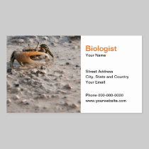 Biologist Business Card business cards