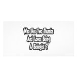 Biologist Joke...Two Thumbs Photo Card Template