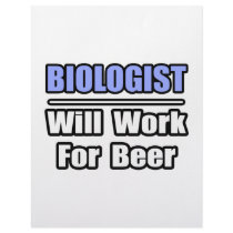 Biologist...Will Work For Beer Letterhead Template