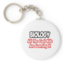 Biology...All The Cool Kids Keychain
