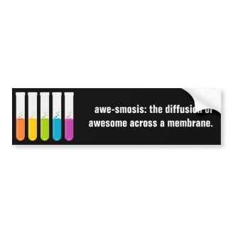 Biology & Chemistry Teachers: Science is Awesome Bumper Sticker