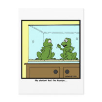 Biology Class Hiccups postcards